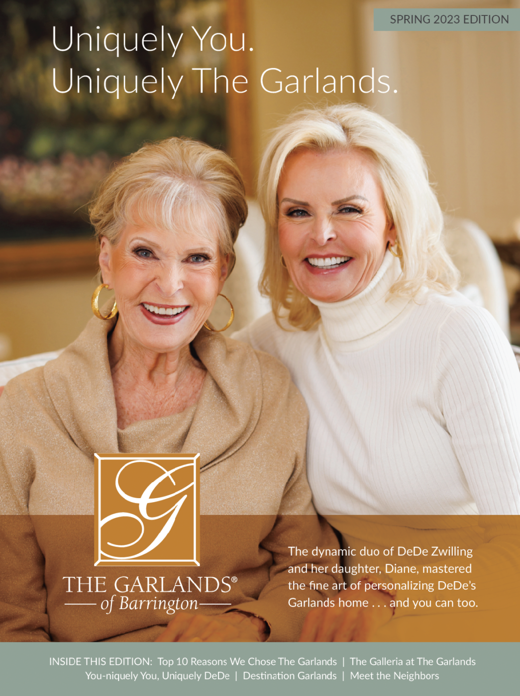 The Garlands Of Barrington 5 Golfer and mother and daughter covers