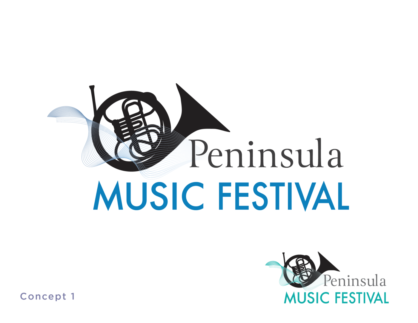 Peninsula Music Festival Brand Identity 1 Pmf concept 1