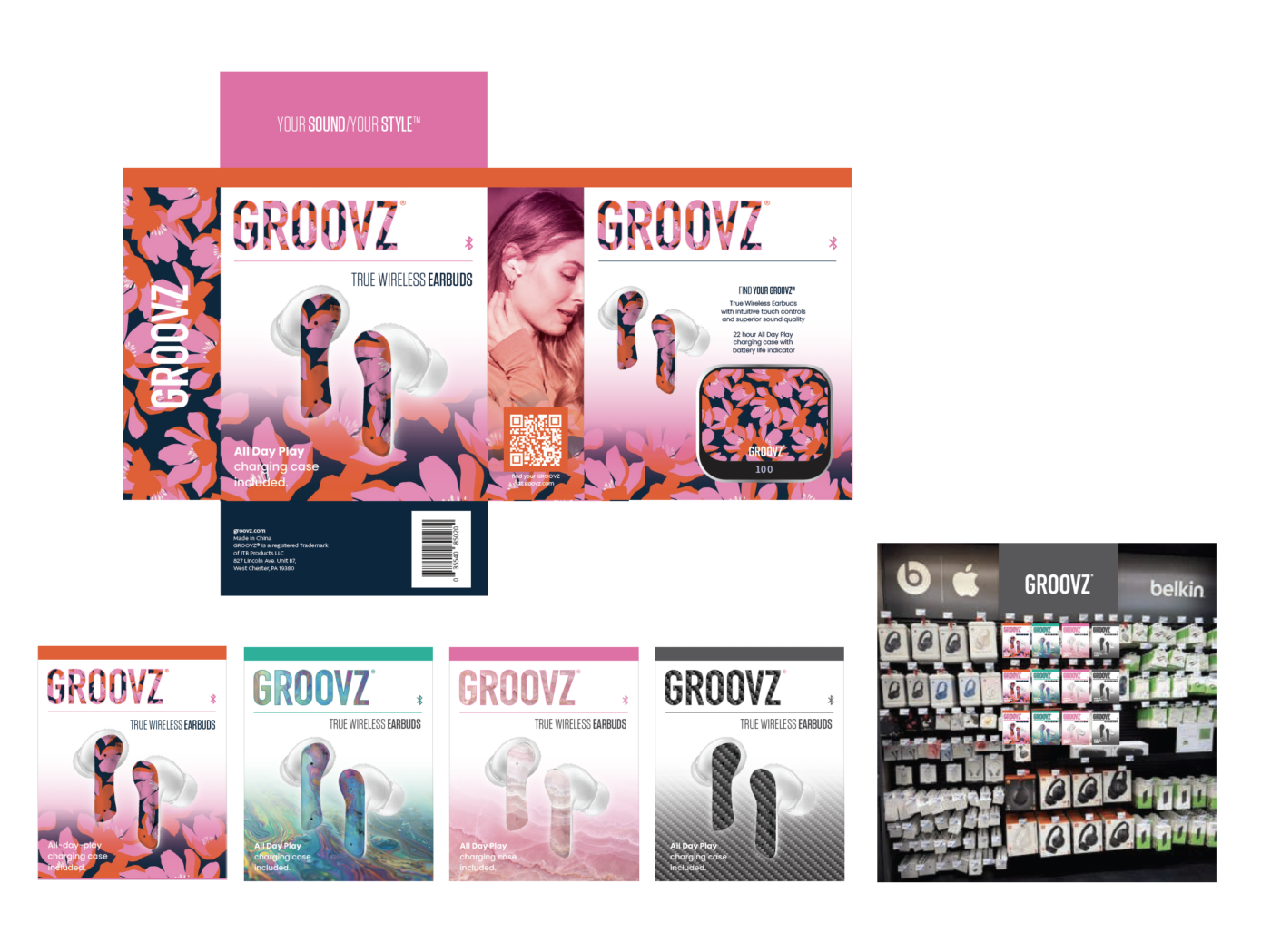 Groovz® Package Design 2 Concept 2 groovz