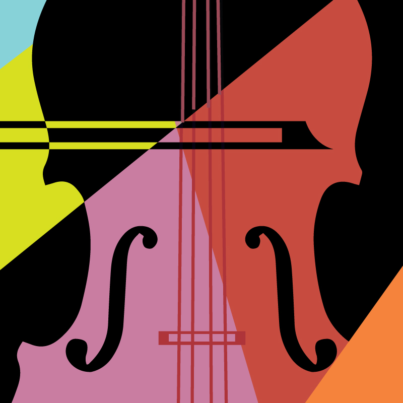 Peninsula Music Festival Brand Identity 12 Violin