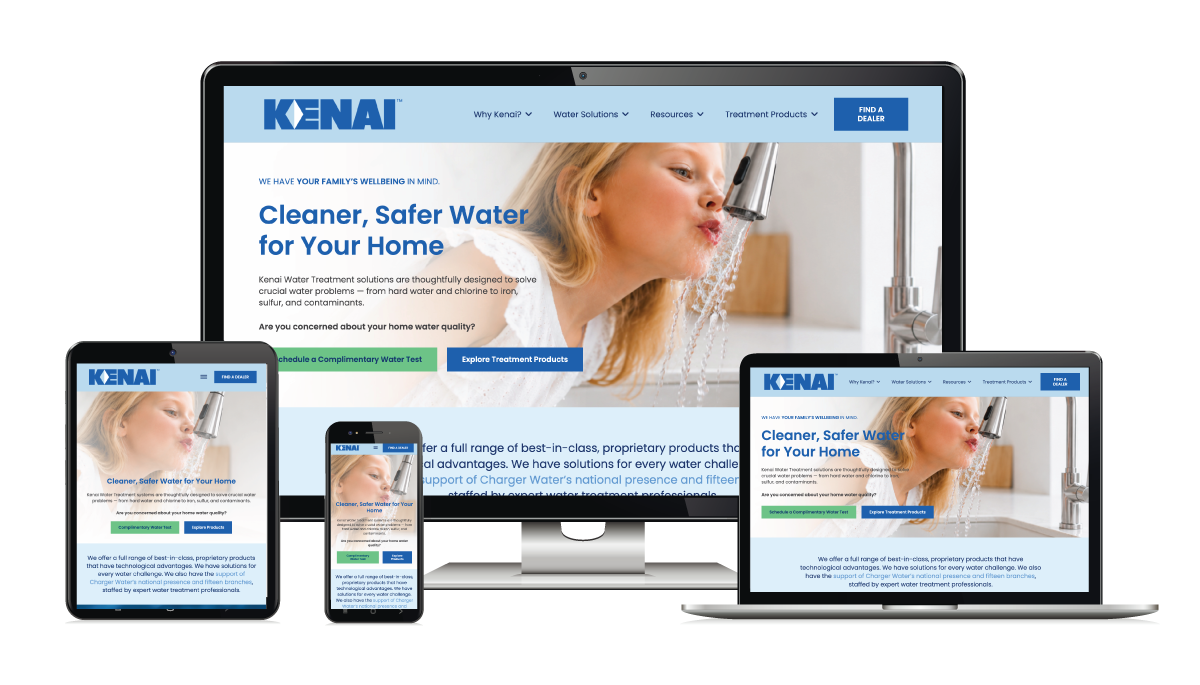 Kenai website on multiple devices